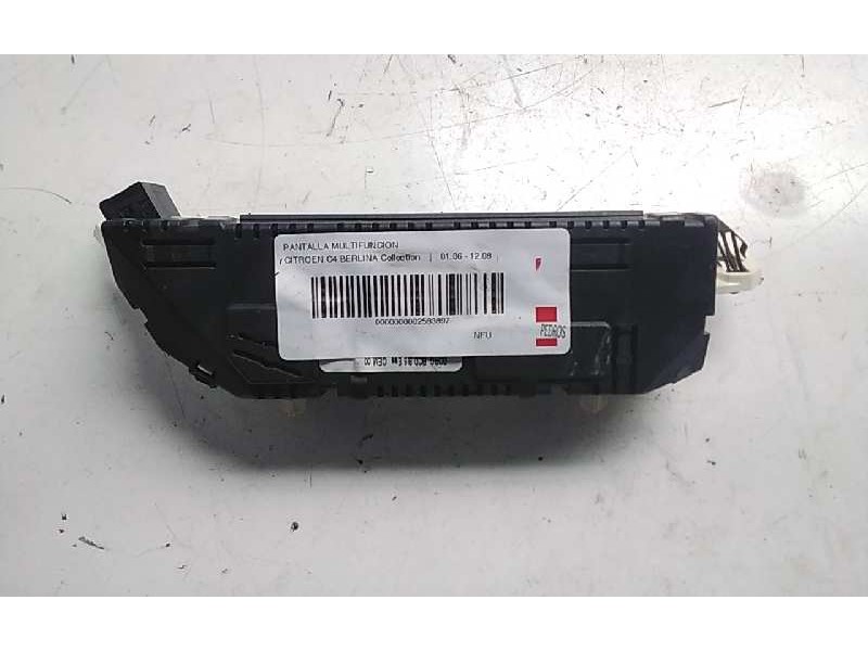 Recambio de pantalla multifuncion para citroen c4 berlina collection referencia OEM IAM   