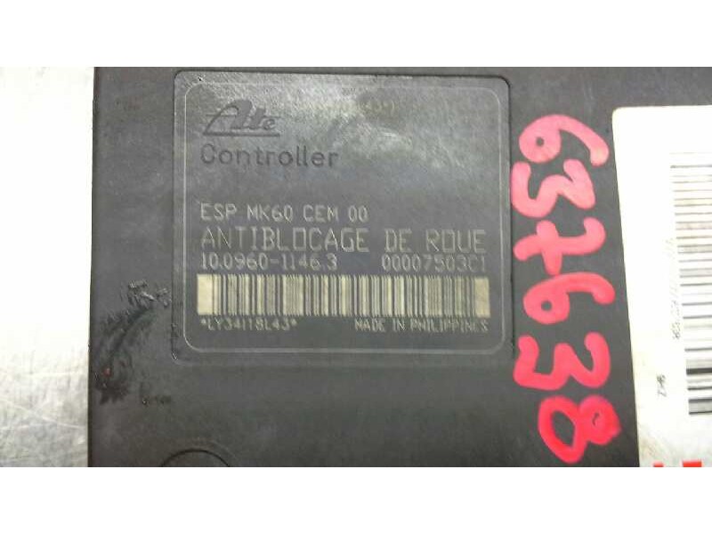 Recambio de centralita abs para citroen c5 berlina lx (e) referencia OEM IAM   