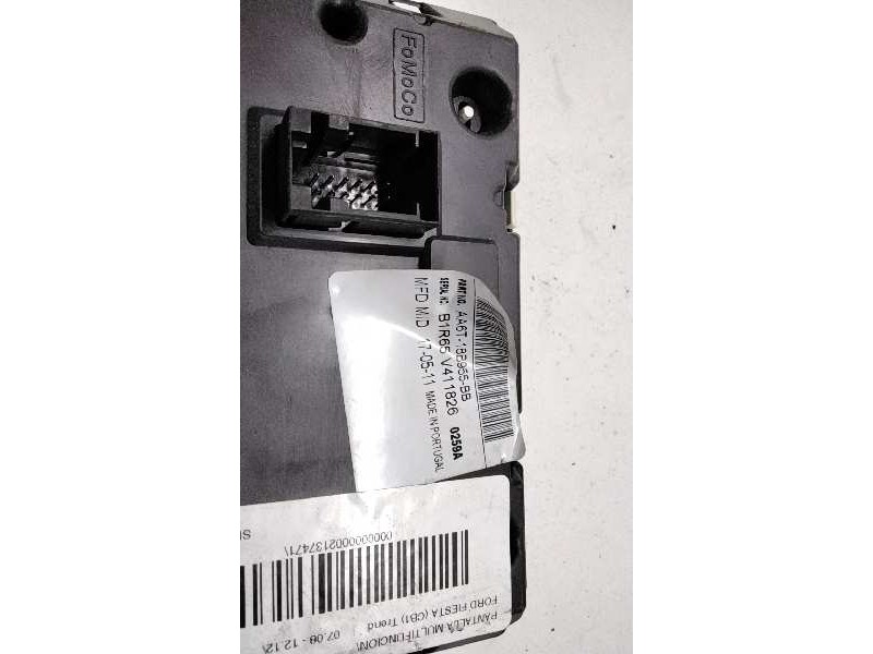 Recambio de pantalla multifuncion para ford fiesta (cb1) trend referencia OEM IAM AA6T18B955BB 0259A 