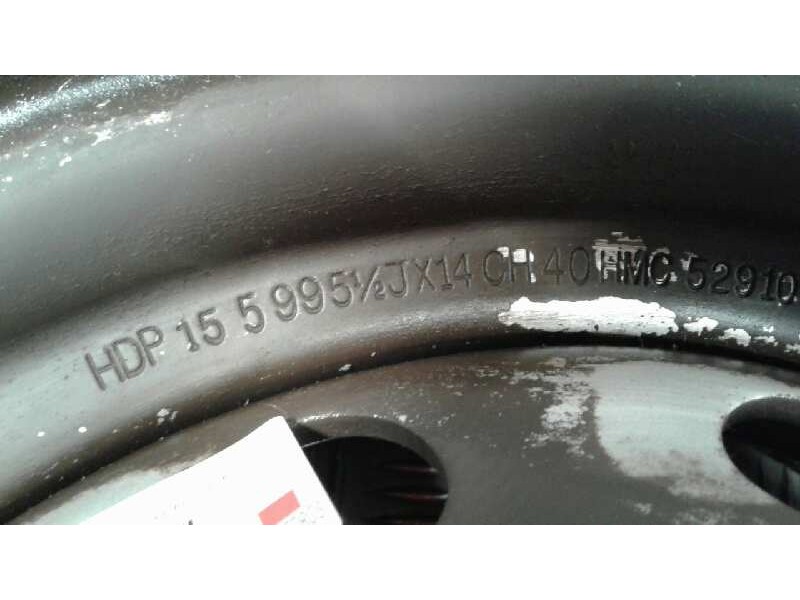 Recambio de llanta hierro para hyundai h 1 h 1 furg.caja cerr.c. puerta referencia OEM IAM 14PULGADAS5TORNILLOS  