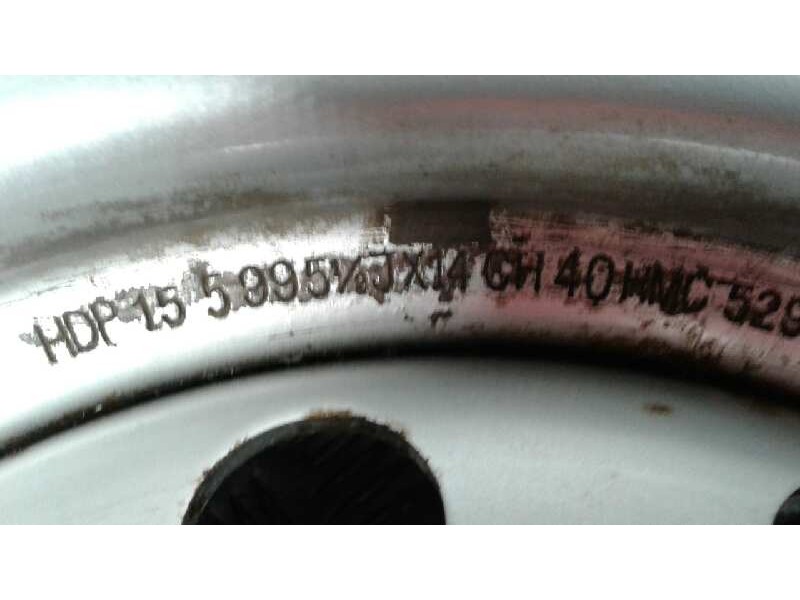 Recambio de llanta hierro para hyundai h 1 h 1 furg.caja cerr.c. puerta referencia OEM IAM 14PULGADAS5TORNILLOS  