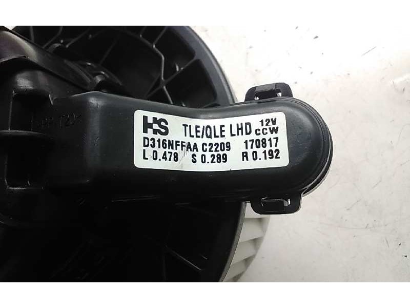 Recambio de motor calefaccion para kia sportage 1.6 cat referencia OEM IAM D216NFAAC2209  