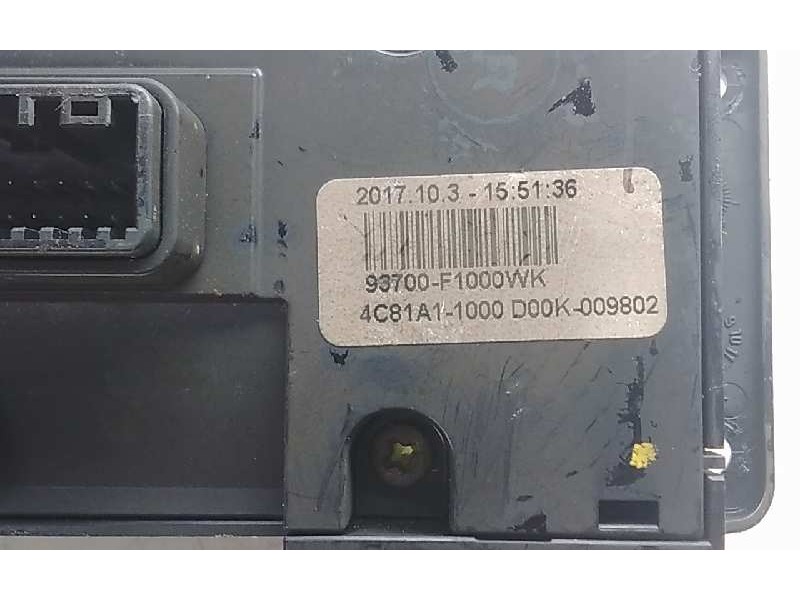 Recambio de regulador luces faros para kia sportage 1.6 cat referencia OEM IAM 93700F10000WK  