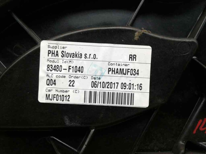 Recambio de elevalunas trasero derecho para kia sportage 1.6 cat referencia OEM IAM 83480F1040  