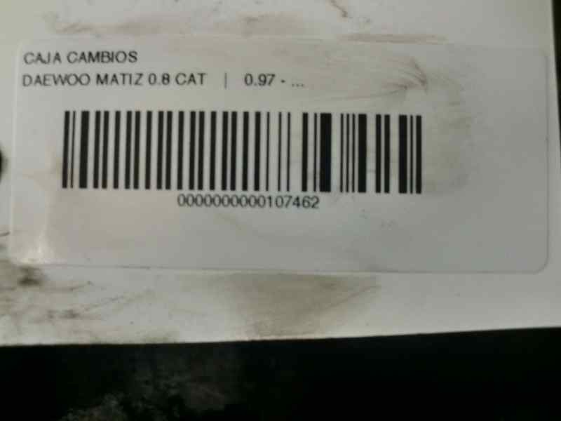 Recambio de caja cambios para daewoo matiz 0.8 cat referencia OEM IAM   95127