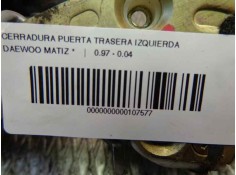 Recambio de cerradura puerta trasera izquierda para daewoo matiz referencia OEM IAM   95240 2
