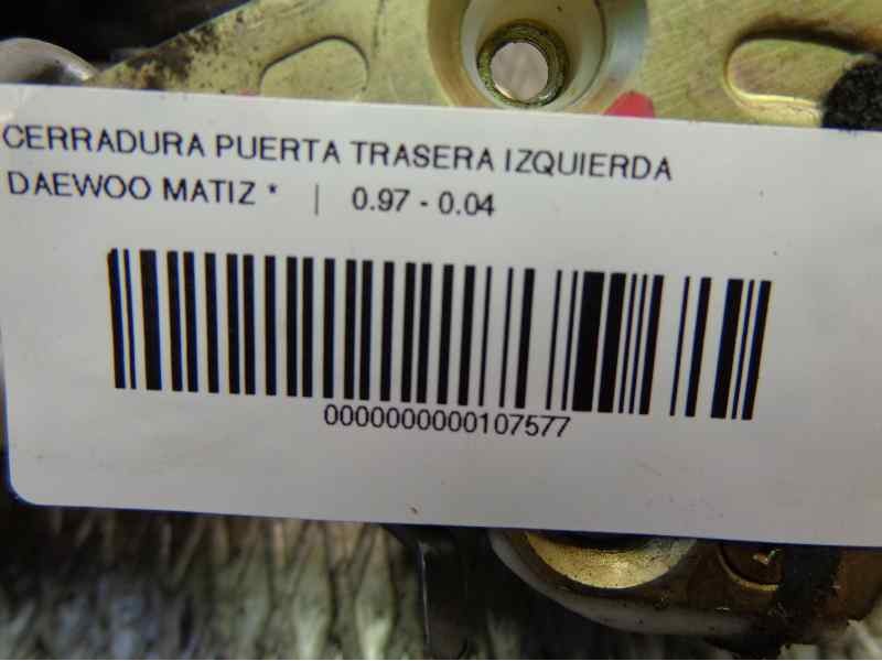 Recambio de cerradura puerta trasera izquierda para daewoo matiz referencia OEM IAM   95240