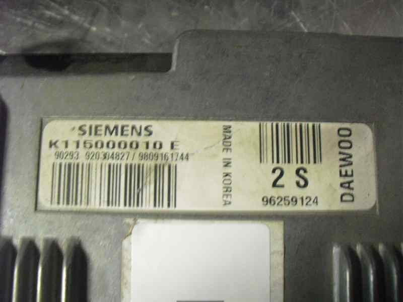 Recambio de centralita motor uce para daewoo matiz 0.8 cat referencia OEM IAM K11500010E 105 95249
