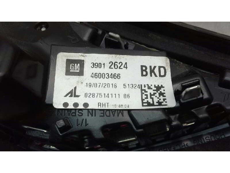 Recambio de piloto trasero derecho porton para opel corsa e edition ecoflex referencia OEM IAM   