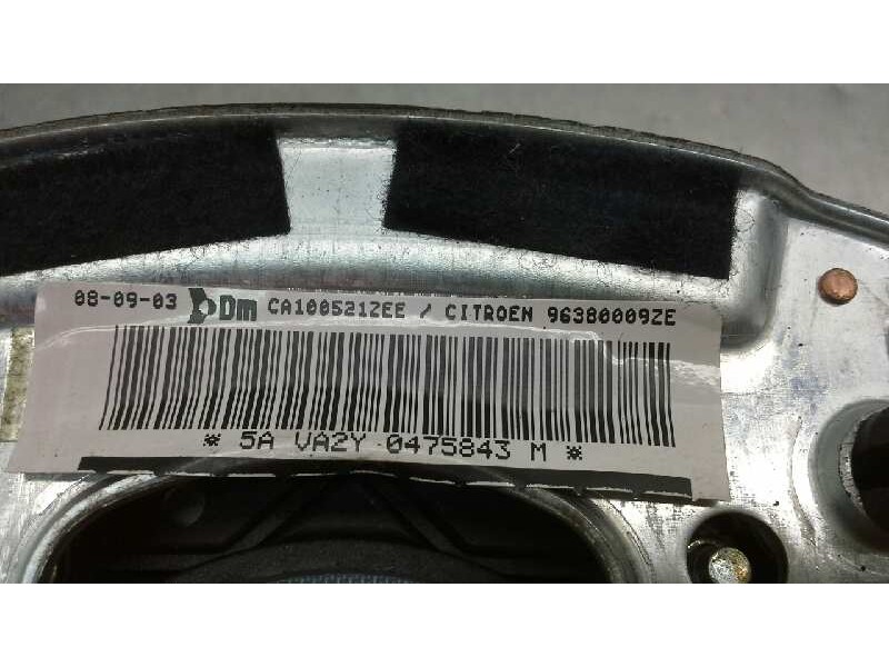 Recambio de airbag delantero izquierdo para citroen c2 vtr referencia OEM IAM 96380009ZE  