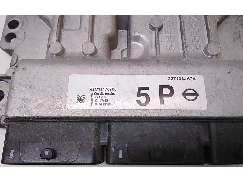 Recambio de centralita motor uce para nissan np300 pick-up (d23) acenta double cab 4x4 referencia OEM IAM 237105JK7B  