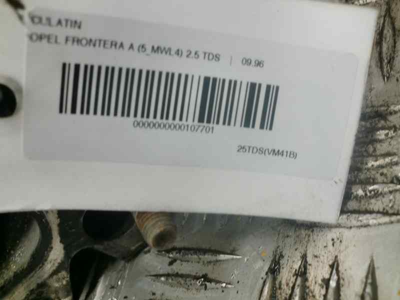 Recambio de culatin para opel frontera a 2.5 turbodiesel referencia OEM IAM AMC  95324