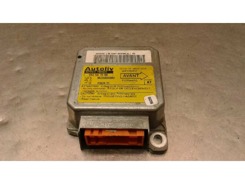 Recambio de centralita airbag para peugeot 206 berlina xr referencia OEM IAM 550541500  