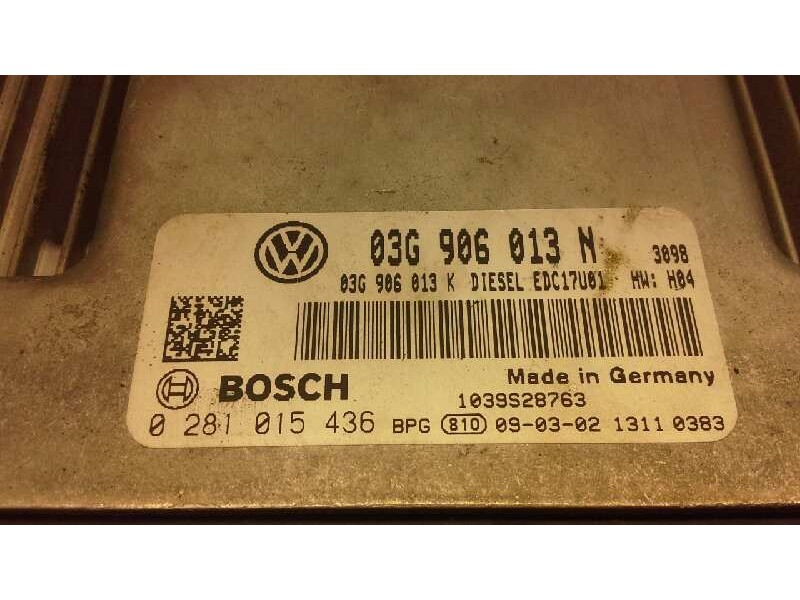 Recambio de centralita motor uce para seat ibiza sc (6j1) reference referencia OEM IAM 03G906013N 0281015436 