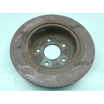 Recambio de disco freno trasero para nissan qashqai (j10) 2.0 dci turbodiesel cat referencia OEM IAM   106252