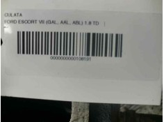 Recambio de culata para ford escort berl./turnier 1.8 turbodiesel cat referencia OEM IAM VV0609  96039 2