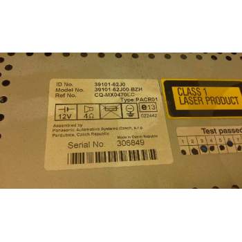 Recambio de sistema audio / radio cd para suzuki swift berlina (mz) gl (3-ptas.) referencia OEM IAM 3910162J0  