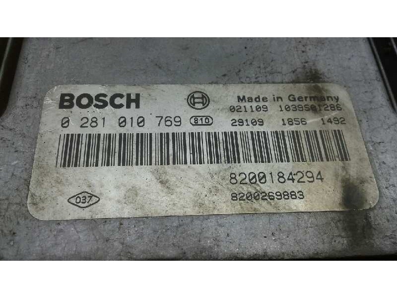 Recambio de centralita motor uce para renault megane ii berlina 5p 1.9 dci diesel referencia OEM IAM 0281010769 298 8200269883