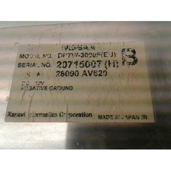 Recambio de pantalla multifuncion para nissan primera berlina (p12) referencia OEM IAM 28090AV620 20715007H 