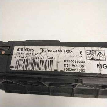 Recambio de centralita bsi para citroën c3 referencia OEM IAM 9653667380 9661707880 DELPHY
