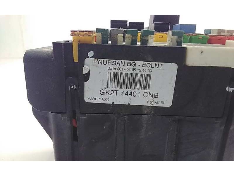 Recambio de caja fusibles para ford transit custom kasten 270 l1 referencia OEM IAM GK2T14401CNB  