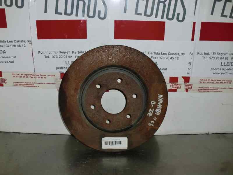 Recambio de disco freno delantero para nissan navara pick-up (d40m) 2.5 dci diesel cat referencia OEM IAM   97498