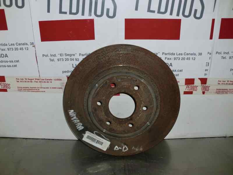 Recambio de disco freno delantero para nissan navara pick-up (d40m) 2.5 dci diesel cat referencia OEM IAM   97498