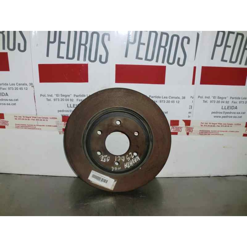 Recambio de disco freno delantero para nissan navara pick-up (d40m) 2.5 dci diesel cat referencia OEM IAM   97498