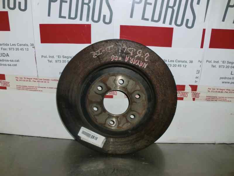 Recambio de disco freno delantero para nissan navara pick-up (d40m) 2.5 dci diesel cat referencia OEM IAM   97498