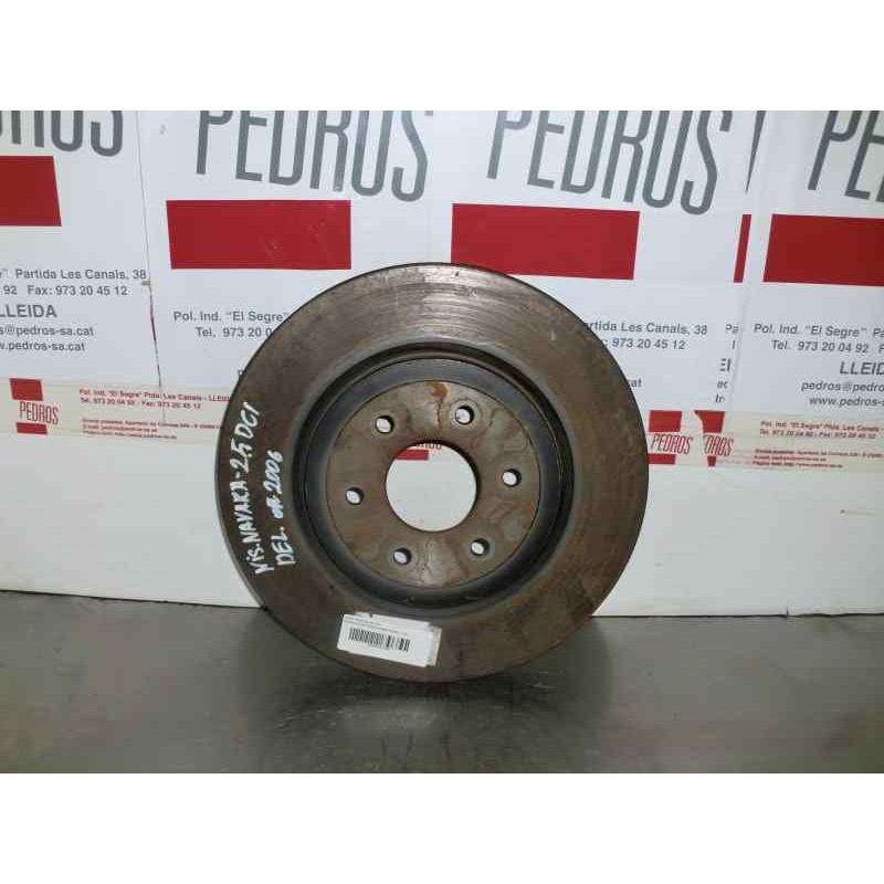 Recambio de disco freno delantero para nissan navara pick-up (d40m) 2.5 dci diesel cat referencia OEM IAM   97498