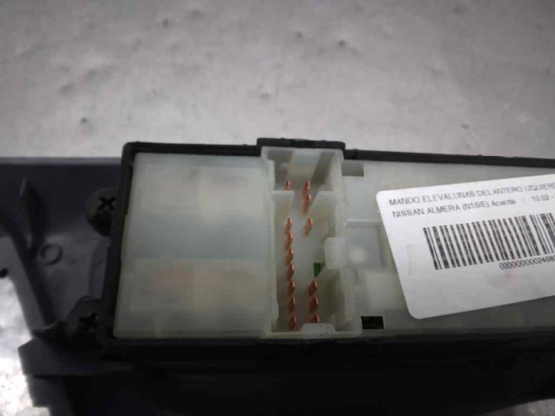 Recambio de mando elevalunas delantero izquierdo para nissan almera (n16/e) acenta referencia OEM IAM 25401BU815  