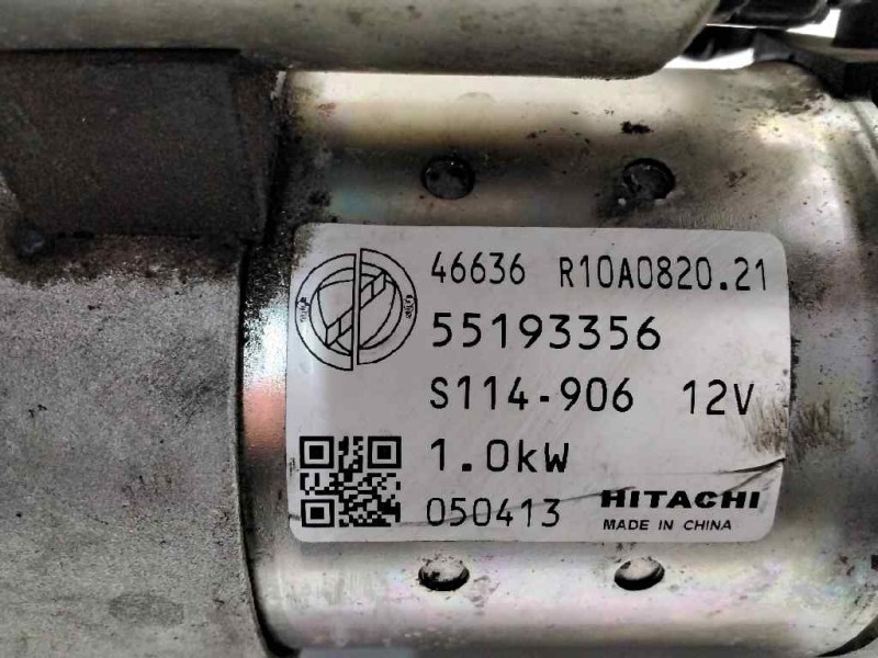 Recambio de motor arranque para lancia musa (184) 1.4 16v platino dfn referencia OEM IAM 55193356 S114906 