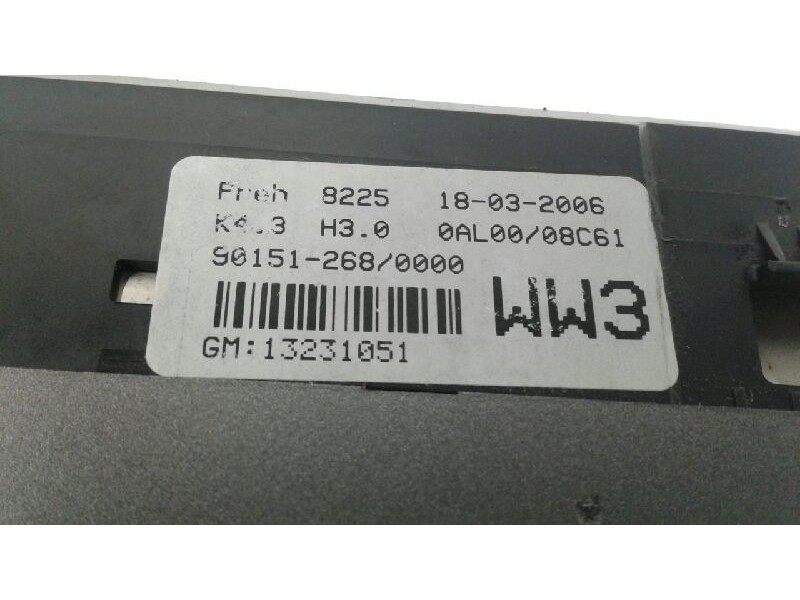 Recambio de mando calefaccion / aire acondicionado para opel astra gtc enjoy referencia OEM IAM 901512680000 13231051 