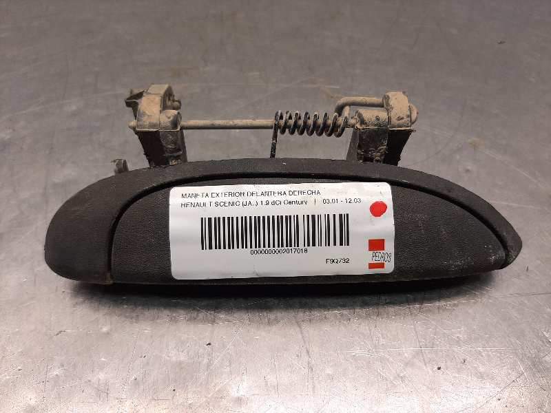 Recambio de maneta exterior delantera derecha para renault scenic dci century referencia OEM IAM 7700433076  