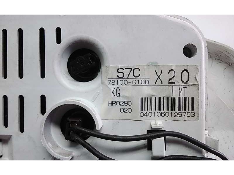 Recambio de cuadro instrumentos para honda stream (rn1/3) 2.0i es referencia OEM IAM 78100G100  