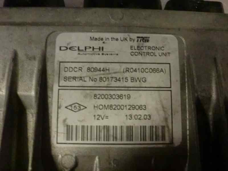 Recambio de centralita motor uce para renault clio ii fase ii (b/cb0) 1.5 dci diesel referencia OEM IAM 80173415BWG 266 98613