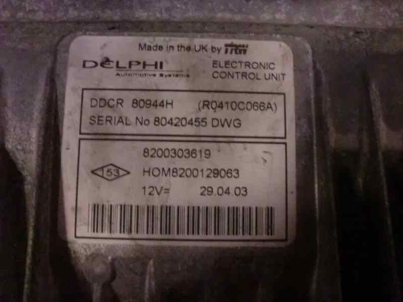 Recambio de centralita motor uce para renault clio ii fase ii (b/cb0) 1.5 dci diesel referencia OEM IAM R0410C066A 254 98613