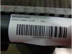 Recambio de radiador agua para dacia logan 1.4 cat referencia OEM IAM   99083 2