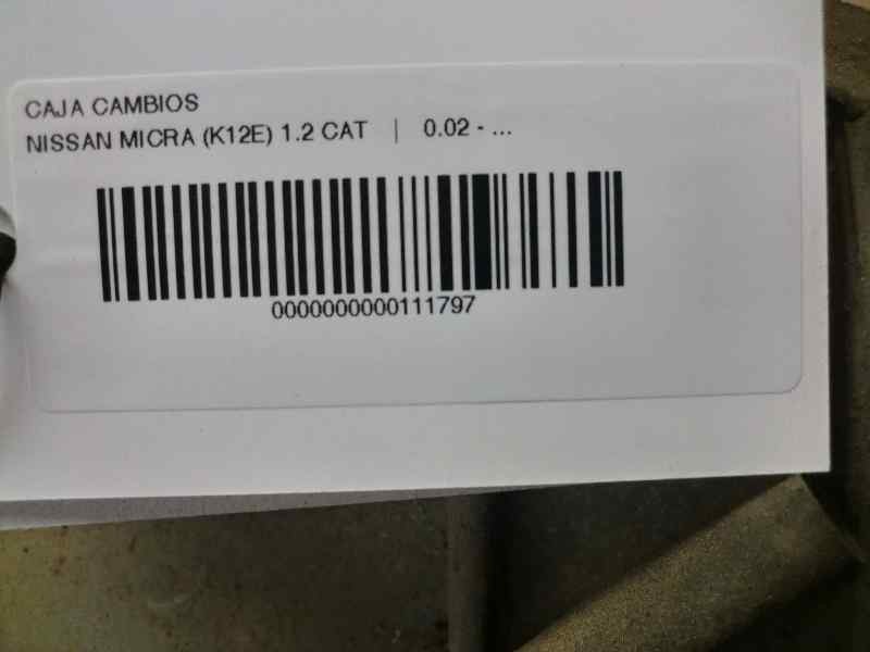 Recambio de caja cambios para nissan micra (k12e) 1.2 cat referencia OEM IAM JH3103  99303