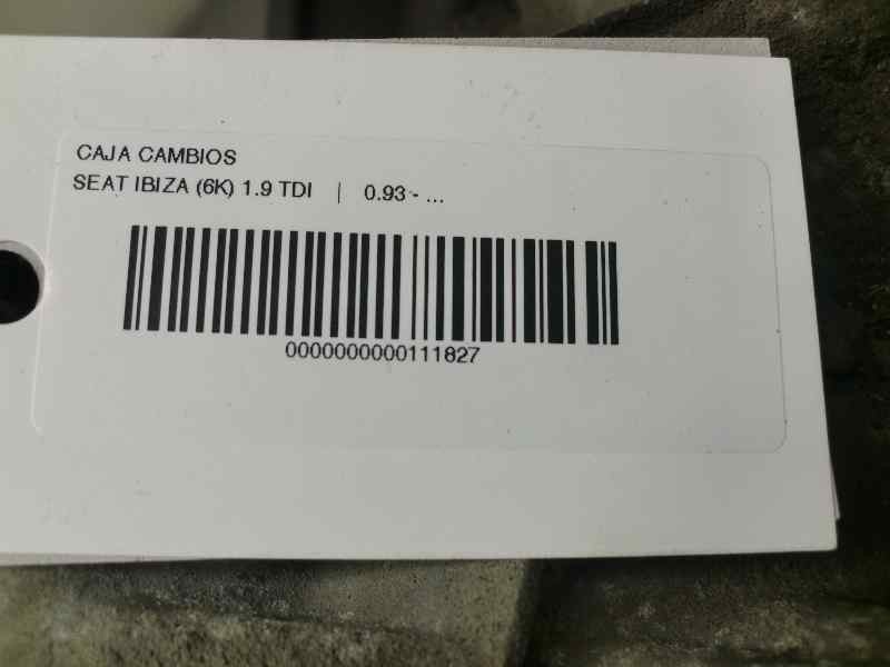 Recambio de caja cambios para seat ibiza (6k) 1.9 tdi referencia OEM IAM CYP  99347