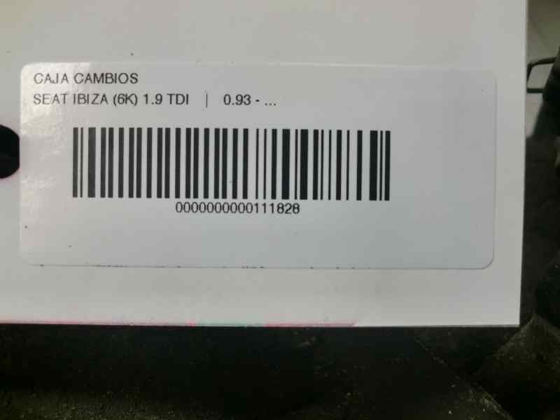 Recambio de caja cambios para seat ibiza (6k) 1.9 tdi referencia OEM IAM CYP  99347