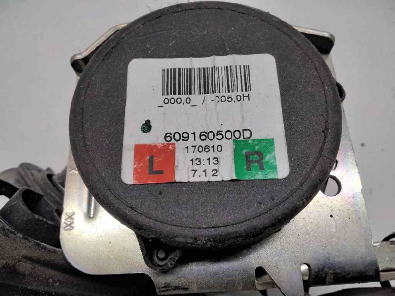 Recambio de cinturon seguridad trasero izquierdo para opel corsa e 1.4 referencia OEM IAM 609160500D  