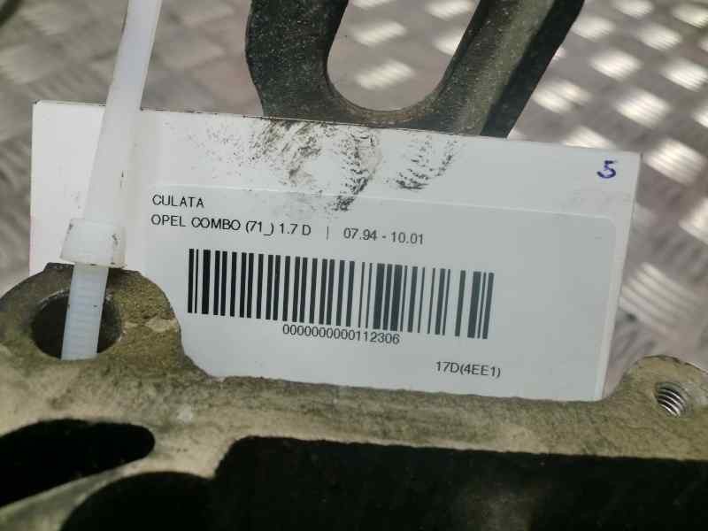 Recambio de culata para opel combo (corsa b) 1.7 diesel referencia OEM IAM E12 CULATA OPEL COMBO 1.7 D 99690