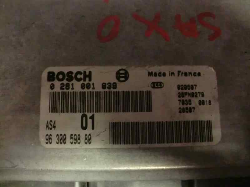 Recambio de centralita motor uce para citroen saxo 1.5 diesel referencia OEM IAM 0281001839 325 99779