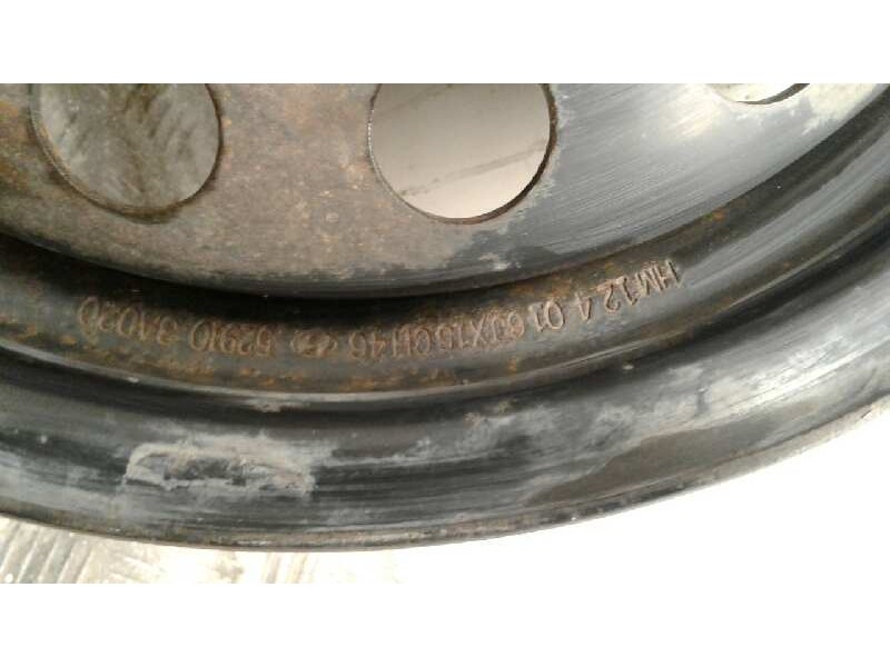 Recambio de llanta hierro para hyundai trajet (fo) 2.0 gls referencia OEM IAM 15PULGADAS5TORNILLOS  