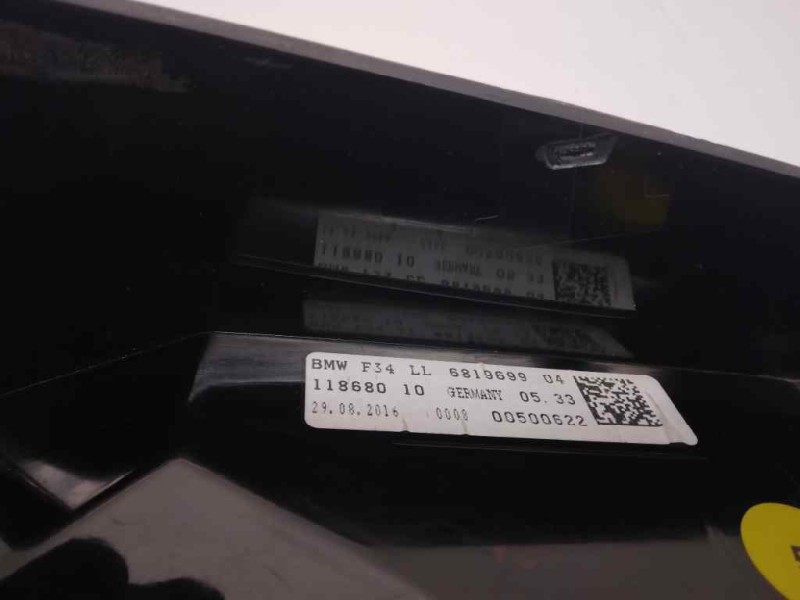 Recambio de pantalla multifuncion para bmw serie 3 gran turismo (f34) 320d referencia OEM IAM   