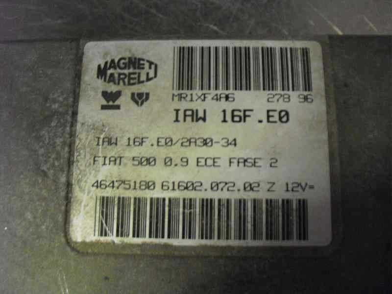 Recambio de centralita motor uce para fiat cinquecento (170) 0.9 cat referencia OEM IAM IAW16F02A3034 152 