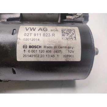 Recambio de motor arranque para volkswagen polo (6r1) advance referencia OEM IAM 02T911023R  
