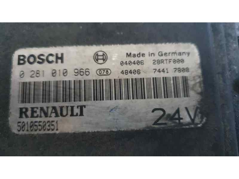 Recambio de centralita motor uce para renault premium 420 referencia OEM IAM 0281010966  