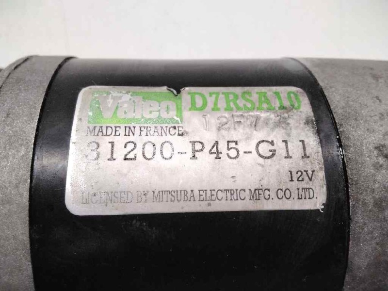 Recambio de motor arranque para honda accord berlina (cc/ce) 2.0 ls (cc7/ce8) referencia OEM IAM 31200P45G11 D7RSA10 